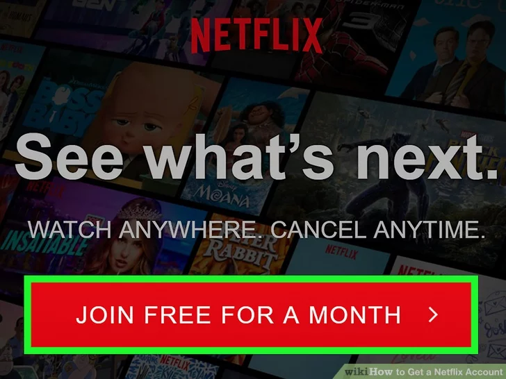 get a netflix account