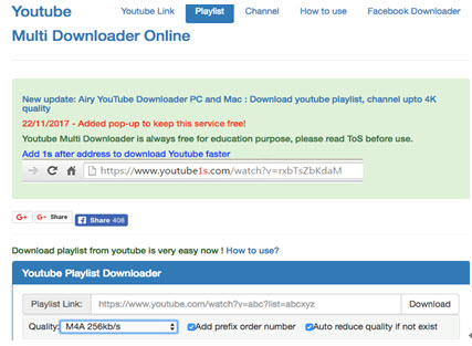 playlist downloader youtube free