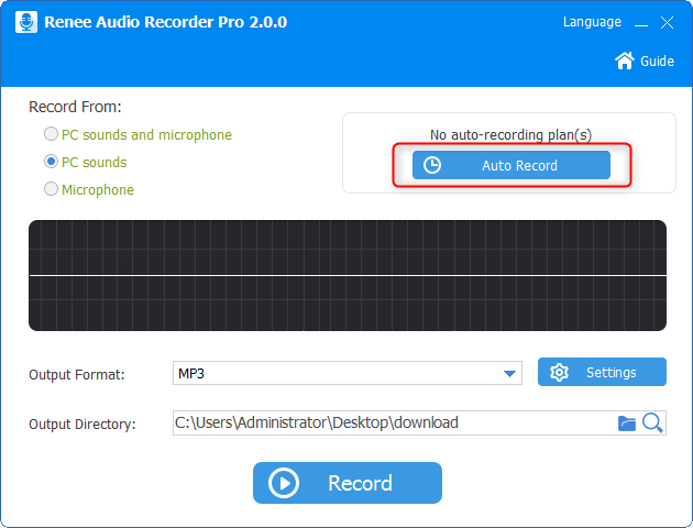 uses Renee Audio Recorder Pro to Record SoundCloud audio