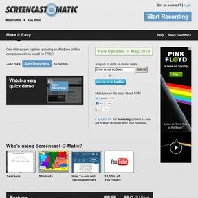 Screencast-O-Matic can recod video channel from discovery