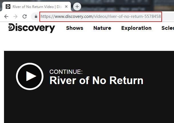 Get Discovery video url