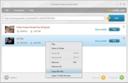 download toggle videos - Freemake